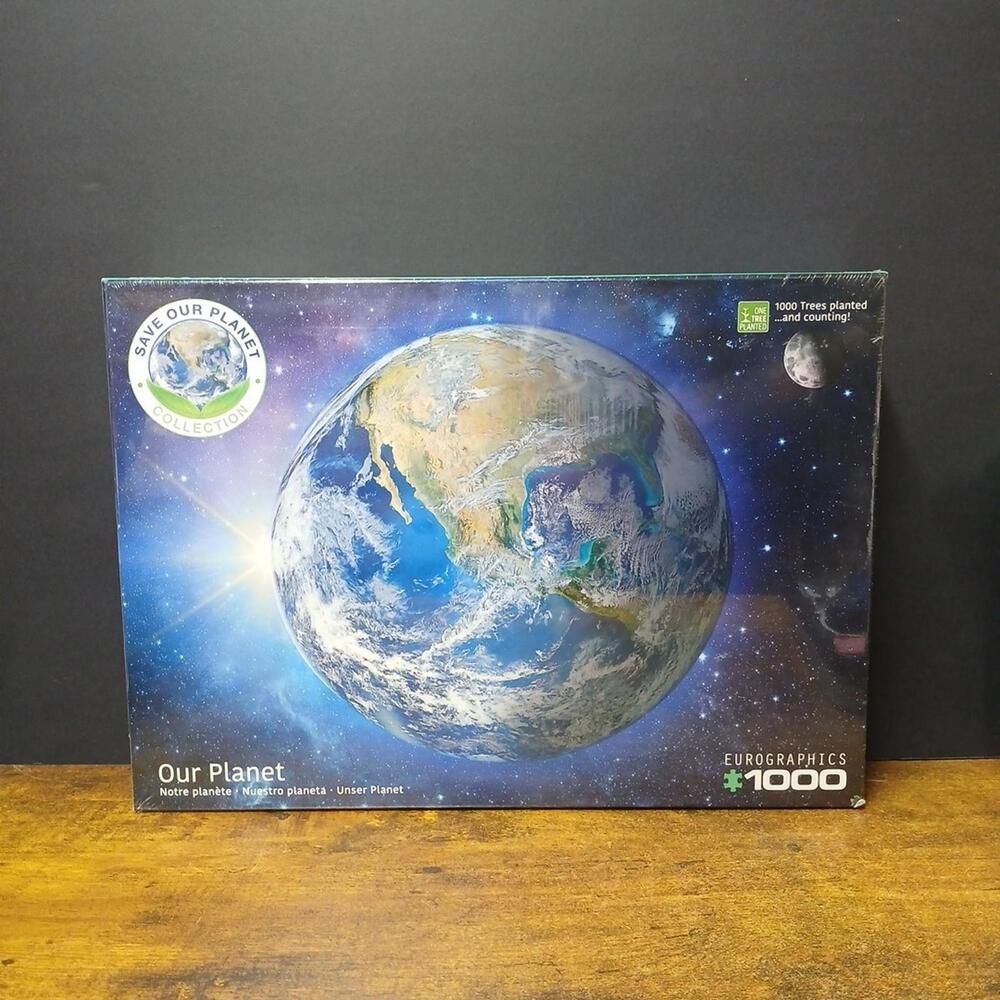 Our Planet Jigsaw Puzzle 1000 Piece, US Made, Eurographics Sealed NIB